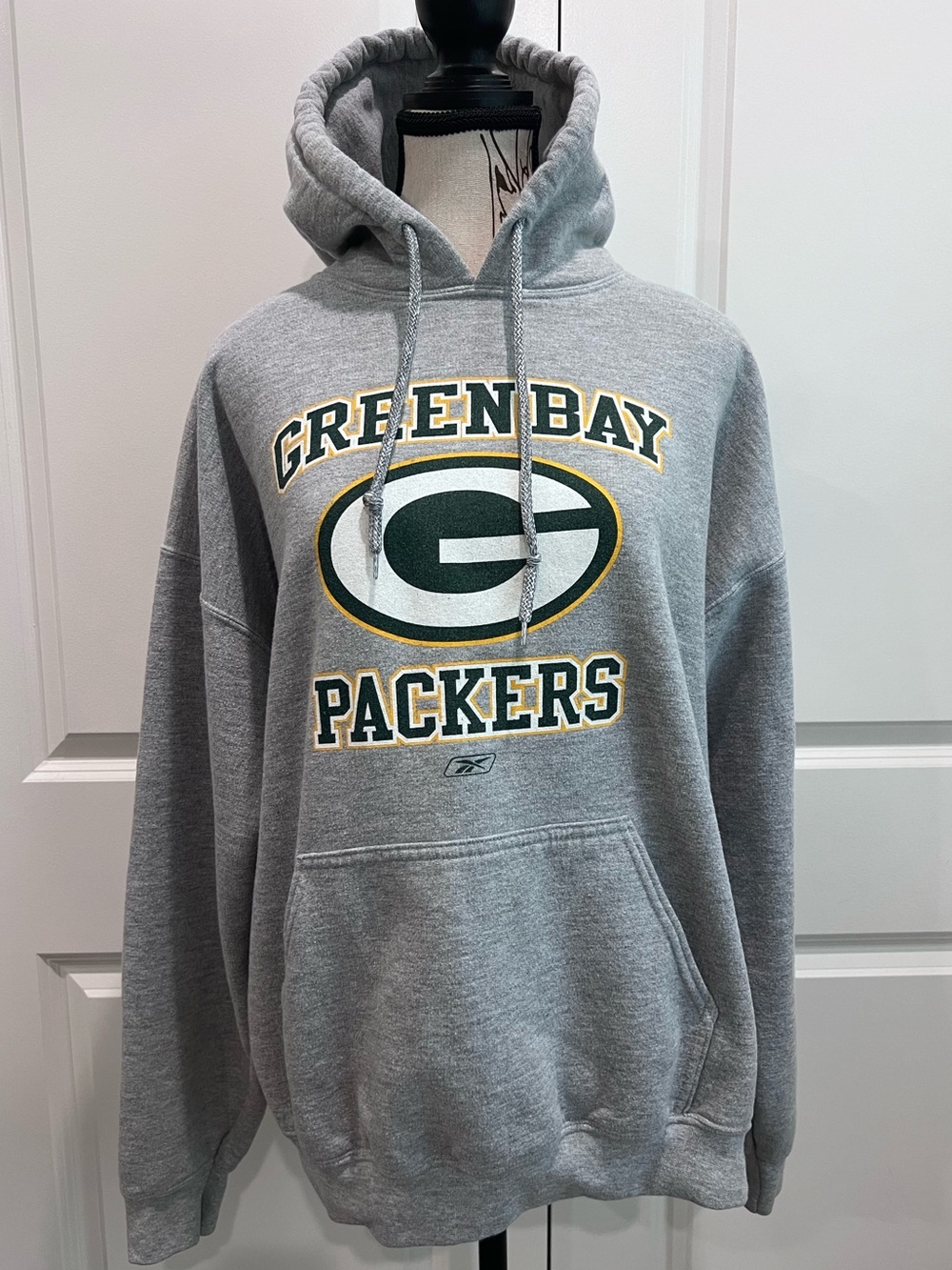 NFL Green Bay Packers Hooded Sweatshirt with Logo, Large